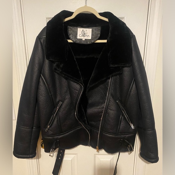 Colynn Jackets & Blazers - Aviator Leather Jacket